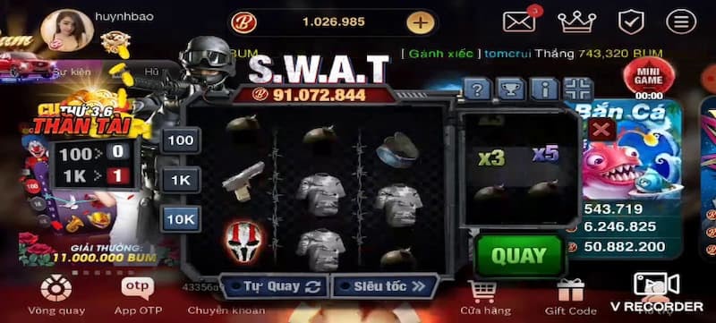 Giao diện Game S.W.A.T