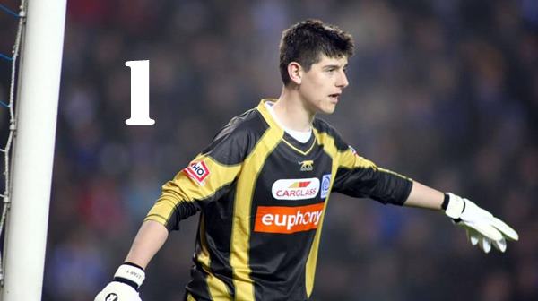 Số áo của Courtois tại Genk