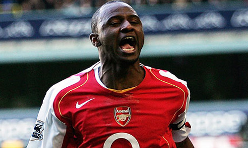 Tiền vệ trung tâm: Patrick Vieira