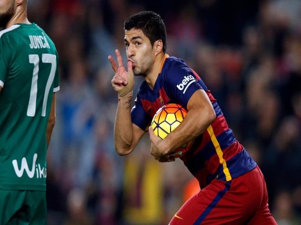 Luis Suárez – 29 hat-trick