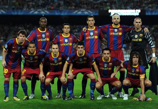Cầu thủ Barcelona năm 2010 Cầu thủ Barcelona năm 2010